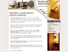 Tablet Screenshot of penzion-brno.com